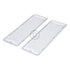Lampenabdeckung wie BOSCH 00264984 175x60mm für Dunstabzugshaube 2Stk