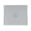 Glasplatte BOSCH 00746673 502x475mm mit Rahmen für Gemüsefach KühlGefrierKombination
