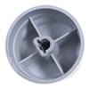 Knebel für Electrolux Ofen 140150854010 Edelstahl, 9+0