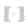 Lampenabdeckungshalter Bauknecht 481946698766 Clipset rechts links für Dunstabzugshaube
