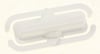 Taster weiß, rechteckig für Trockner Electrolux 140060366014 Bedienfeld